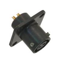 pt02a-8-2s Amphenol Socapex, PT, Copper Alloy 2 Way Panel Mount MIL Spec Circular Connector ReceptacleGreen, Socket Contacts,Shell