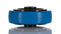 ufr100x34-12lm44-blue Tente Blue Rubber Abrasion Resistant Trolley Wheel, 160kg