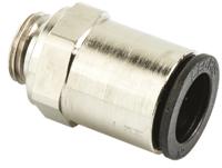 3101-12-13 Legris LF3000 Series Straight Threaded Adaptor, G 1/4 Male to Push In 12 mm, Threaded-to-Tube Connection Style