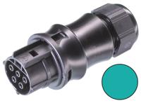 9605141536 Wieland RST20i5 Series Circular Connector, 5-Pole, Female, Cable Mount, 20A, IP68