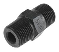 hf17 Hi-Force Hydraulic Straight Threaded Adaptor NPT 3/8-18 Male to NPT 3/8-18 Male, HF17