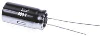 eeuee2g220 Panasonic 22μF Aluminium Electrolytic Capacitor 400V dc, Radial, Through Hole - EEUEE2G220