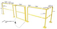 174-5920 RS PRO Yellow Steel Protection Barrier