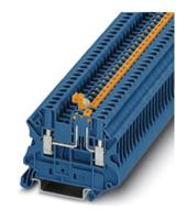 3046553 Phoenix Contact UT 2.5-MT BU Series Blue Knife Disconnect Terminal Block, 0.14 → 4mm², Single-Level, Screw