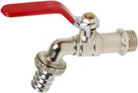 696045 Sferaco Nickel Plated Brass Lever Bib Tap, 1/2in