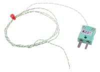 123-6318 RS PRO Type K Exposed Junction Thermocouple 1m Length, 1/0.315mm Diameter → +250°C