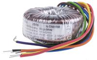 671-9066 RS PRO 115 V ac, 230 V ac, 2 x 6V ac Toroidal Transformer, 30VA 2 Output