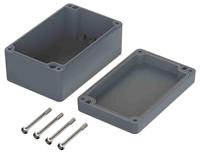 38110000-pk-110 Bopla Euromas Polymas Series Silver Polyamide Enclosure, IP65, Silver Lid, 125 x 80 x 57mm