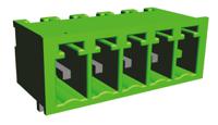 284512-5 TE Connectivity, 3.5mm Pitch, Buchanan, 5 Way, , Pluggable Terminal Block, Header, Panel Mount, Solder Termination,