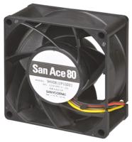 9hv0848p1g001 Sanyo Denki San Ace 9HV Series Axial Fan, 48 V dc, DC Operation, 222m³/h, 40.8W, 850mA Max, 80 x 80 x 38mm