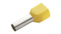 rnd-465-01379 RND, RND 465 Insulated Bootlace Ferrule, 14mm Pin Length, 4.8mm Pin Diameter, Yellow