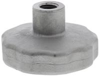 478-905 RS PRO Silver Multiple Lobes Clamping Knob, M12, Threaded Through Hole