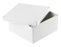 1554sgy Hammond 1554 Series Grey ABS Enclosure, IP66, Grey Lid, 160 x 160 x 90.5mm
