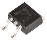 irf740spbf Vishay IRF740S Type N-Channel MOSFET, 10 A, 400 V Enhancement, 3-Pin TO-263 IRF740SPBF