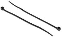 233-455 RS PRO Cable Tie, 100mm x 2.5 mm, Black Nylon, Pk-100