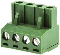 790-0708 RS PRO, 5.08mm Pitch, 4 Way, , Pluggable Terminal Block, Plug, Cable Mount, Screw Termination