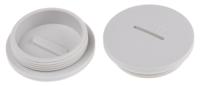 865-9782 RS PRO Blanking Plug, M40, 39.9mm Hole Diameter, Nylon 66, 45.8mm Diameter, Threaded