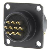 62lc-12e12-10sn771 Amphenol Limited, 62LC, Copper 10 Way Panel Mount MIL Spec Circular Connector, Socket Contacts,Shell Size 12, Bayonet
