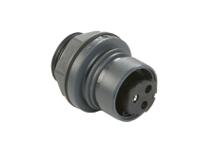 pxp601204pcr Bulgin Circular Connector, 4 Contacts, Panel, M22 Connector, Plug, IP66, IP68, IP69K, 6000 Series