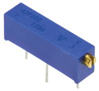 m43p203kb40 Vishay 43P Series 20-Turn Through Hole Trimmer Resistor with Pin Terminations, 20kΩ ±10% 1/2W ±100ppm/°C Side Adjust