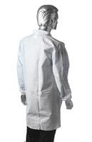 4400ws 3M White Unisex Visitor Coat, S