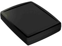 192-0717 RS PRO Black ABS Enclosure, IP64, IK07, Black Lid, 184.7 x 144.6 x 38.5mm