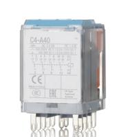 c4-a40024vdc Turck Plug In Power Relay, 24V dc Coil, 6A Switching Current, 4PDT