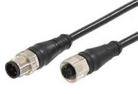 1200668991 Molex Female 5 way M12 to Male 5 way M12 Sensor Actuator Cable, 600 mm