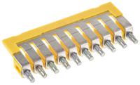 1054460000 Weidmuller WQV Series Jumper Bar for Use with DIN Rail Terminal Blocks, 32A