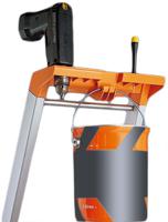 02370004 TUBESCA Anodized Aluminium 4 steps Step Ladder, 0.88m platform height, 1.54m open length