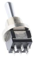 mtw206p KNITTER-SWITCH Toggle Switch, Panel Mount, On-Off-On, DPDT, Solder Terminal, 250V ac