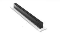 fle-105-01-g-dv-tr Samtec FLE Series Straight Surface Mount PCB Socket, 10-Contact, 2-Row, 1.27mm Pitch, Solder Termination