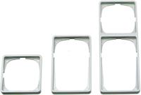 500d6815 LK White 1 Gang Frame