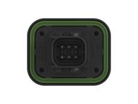 1-2377477-1 TE Connectivity 1-23774 Series Vertical Panel PCB Header, 6 Contact(s), 6 mm Pitch, 2 Row, Shrouded