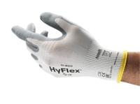 11800110 Ansell HyFlex 11-800 White Nylon Nylon Work Gloves, Size 11, Nitrile Foam Coating