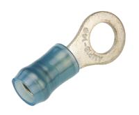 36160 TE Connectivity, PIDG Insulated Ring Terminal, M5 Stud Size, 1mm² to 2.6mm² Wire Size, Blue