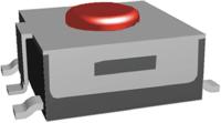 fsm1lpa TE Connectivity Red Button Tactile Switch, SPST 50 mA @ 24 V dc 0.27mm Surface Mount