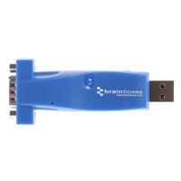 us-324 Brainboxes RS422, RS485 USB A Female to D-sub, 9 Pin Male Interface Converter