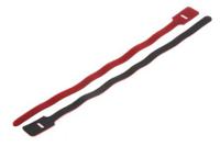 179-7173 RS PRO Cable Tie, Hook and Loop, 325mm x 25 mm, Red Nylon, Pk-10