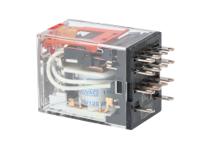my4in-cr-gs-r-ac110120 Omron Plug In Latching Power Relay, 110 → 120V ac Coil, 6A Switching Current, 4PDT