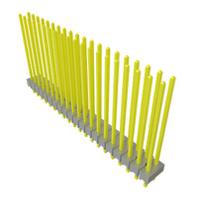 tsw-120-19-t-d Samtec TSW Series Straight Through Hole PCB Header, 20 Contact(s), 2.54 mm Pitch, 2 Row, Unshrouded