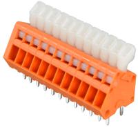 233-512 WAGO PCB Terminal Block, 12-Contact, 2.54mm Pitch, Through Hole Mount, 1-Row, Solder Termination