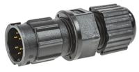bu-10bmma-ll7001 Amphenol Industrial Circular Connector, 10 Contacts, Panel, Standard Connector, Plug, Male, IP67, Ceres Series