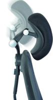 221-6337 RS PRO Black Fabric Executive Chair, 150kg Weight Capacity