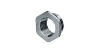m20pg09-0m Jacobs Cable Gland Adapter, M20 Exterior Thread, PG9 Interior Thread, Nickel Plated Brass, M20PG09 Series