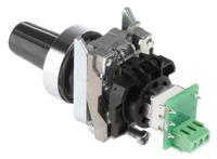 xb4bd912r10k Schneider Electric XB4 Series Potentiometer With Knob with a 6 mm Dia. Shaft, 10kΩ, ±10%, 1W, Panel Mount