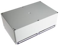 pct-162509-enclosure Fibox Grey Polycarbonate Enclosure, IP66, IP67, Transparent Lid, 250 x 160 x 90mm