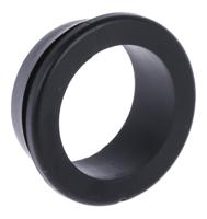 241-4603 RS PRO Black PVC 22mm Cable Grommet for Maximum of 18mm Cable Dia.