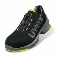 8543841 uvex 1 Unisex Black, Grey, Yellow Composite Toe Capped Safety Trainers, EU 41