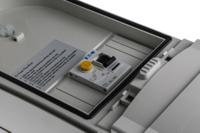 5671683-r Scame Switchable IP44 Industrial Interlock Socket 2P+E, Earthing Position 6h, 16A, 230 V